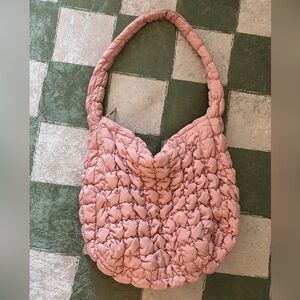 Pink Quilted Women's Bag